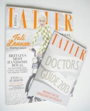 <!--2013-02-->Tatler magazine - February 2013 - Tali Lennox cover