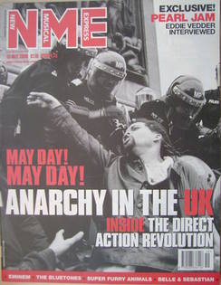 <!--2000-05-13-->NME magazine - Anarchy In The UK cover (13 May 2000)