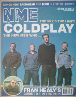 <!--2000-07-08-->NME magazine - Coldplay cover (8 July 2000)
