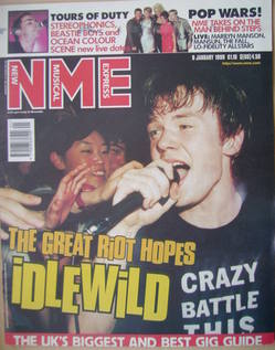 <!--1999-01-09-->NME magazine - Roddy Woomble cover (9 January 1999)