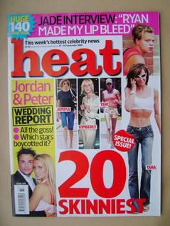 Heat magazine - 20 Skinniest cover (17-23 September 2005 - Issue 339)