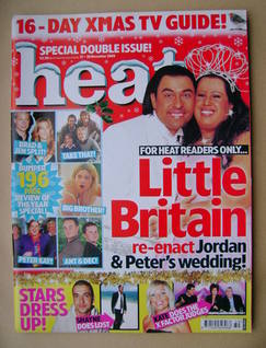 Heat magazine - David Walliams and Matt Lucas cover (17-30 December 2005 - Issue 352)
