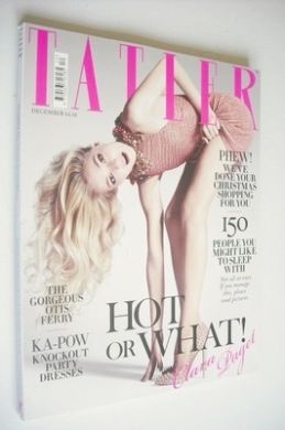 Tatler magazine - December 2012 - Clara Paget cover