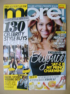 <!--2009-06-01-->More magazine - Beyonce Knowles cover (1 June 2009)