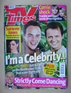 TV Times magazine - Ant and Dec cover (11-17 November 2006)