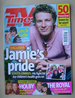 TV Times magazine - Jamie Oliver cover (16-22 September 2006)