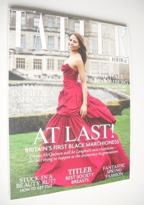 <!--2013-05-->Tatler magazine - May 2013 - Emma McQuiston cover