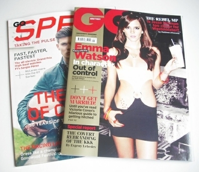 British GQ magazine - May 2013 - Emma Watson cover