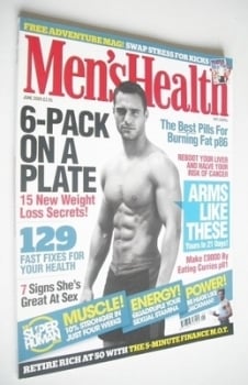British Men's Health magazine - June 2009 - Marco Dapper cover