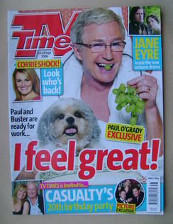 TV Times magazine - Paul O'Grady cover (23-29 September 2006)