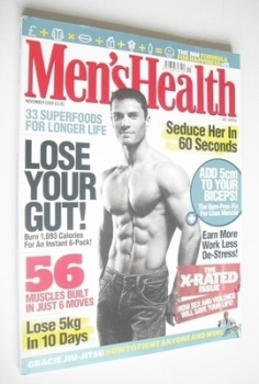 British Men's Health magazine - November 2009 - Michal Gronowski cover