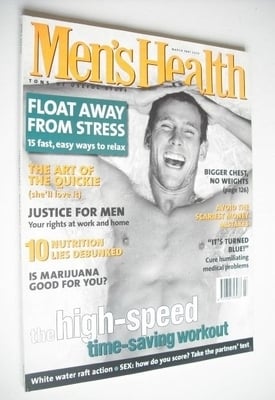 British Men's Health magazine - March 1997 - Oliver Lange cover
