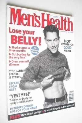 British Men's Health magazine - January/February 1997 - Phil Macaulay cover
