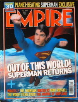 Empire magazine - Superman cover (July 2006 - Issue 205)