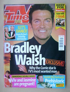 TV Times magazine - Bradley Walsh cover (22-28 July 2006)