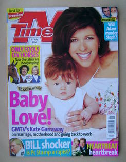 TV Times magazine - Kate Garraway cover (1-7 July 2006)