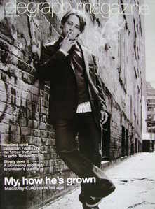 Telegraph magazine - Macaulay Culkin cover (7 August 2004)