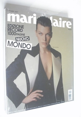 Italian Marie Claire magazine - October 2007 - Milla Jovovich cover