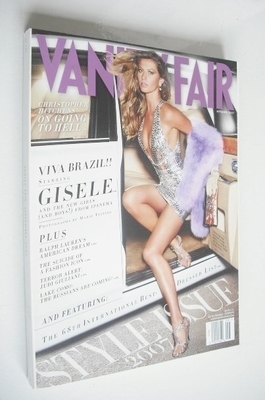 US Vanity Fair magazine - Gisele Bundchen cover (September 2007)