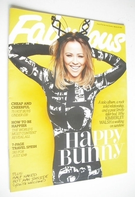 Fabulous magazine - Kimberley Walsh cover (20 January 2013)