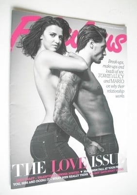 Fabulous magazine - Mario Falcone and Lucy Mecklenburgh cover (10 February 2013)
