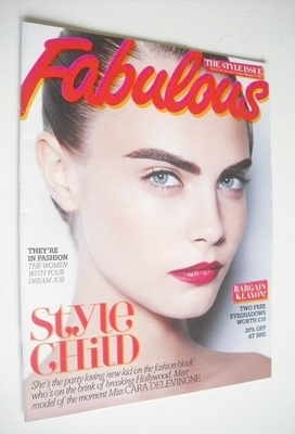 Fabulous magazine - Cara Delevingne cover (17 February 2013)