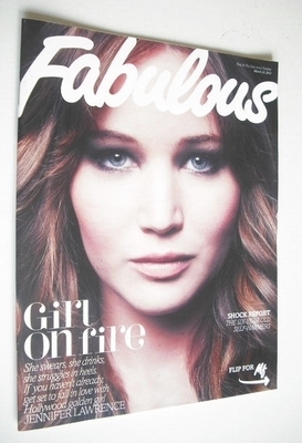 Fabulous magazine - Jennifer Lawrence cover (24 March 2013)