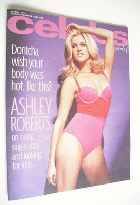 Celebs magazine - Ashley Roberts cover (21 April 2013)