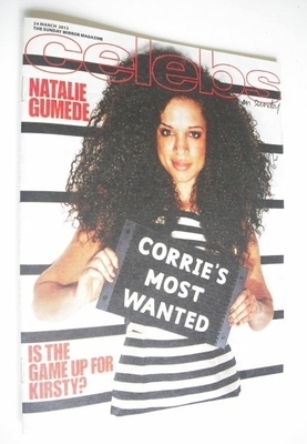 <!--2013-03-24-->Celebs magazine - Natalie Gumede cover (24 March 2013)