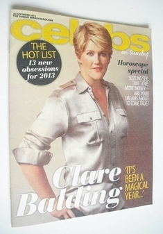 Celebs magazine - Clare Balding cover (30 December 2012)