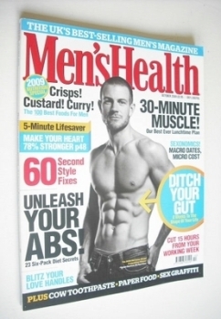 British Men's Health magazine - October 2009 - James Bayntun cover