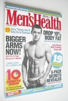 British Men's Health magazine - September 2009 - Mike Fawkes cover