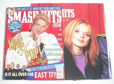 Smash Hits magazine - Ronan Keating cover (15-28 January 1997)