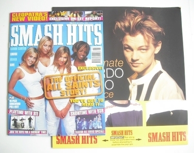 Smash Hits magazine - All Saints cover (8-21 April 1998)