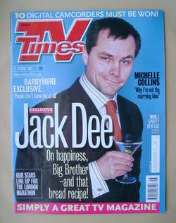 TV Times magazine - Jack Dee cover (21-27 April 2001)