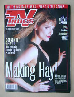 TV Times magazine - Anna Brecon cover (13-19 January 2001)