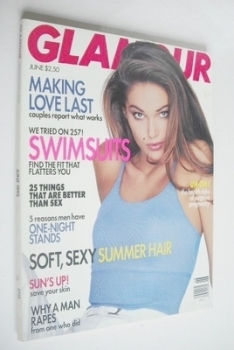 Glamour magazine - Rosemarie Wetzel cover (June 1995 - US Edition)