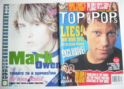 Top Of The Pops magazine - Jon Bon Jovi cover (April 1996)