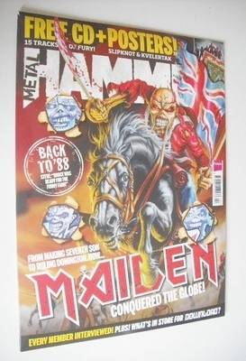 Metal Hammer magazine - Iron Maiden cover (April 2013)