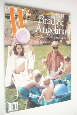 <!--2005-07-->W magazine - July 2005 - Brad Pitt and Angelina Jolie cover