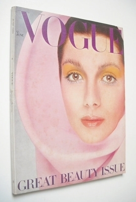 British Vogue magazine - June 1969 - Ingmari Lamy cover