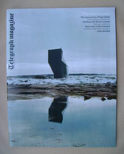 Telegraph magazine - Tower Studio, Fogo Island, Newfoundland cover (9 February 2013)