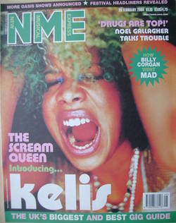 <!--2000-02-26-->NME magazine - Kelis cover (26 February 2000)