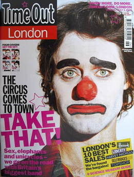 <!--2009-06-25-->Time Out magazine - Howard Donald cover (25 June - 1 July 