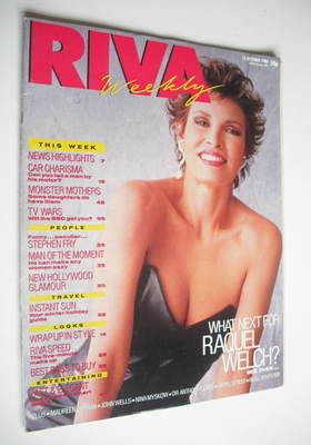 <!--1988-10-25-->Riva magazine - 25 October 1988 - Raquel Welch cover