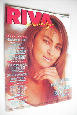 <!--1988-10-11-->Riva magazine - 11 October 1988 - Joanna Pacula cover