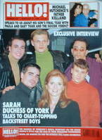 Hello! magazine - Backstreet Boys cover (21 February 1998 - Issue 497)