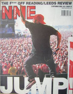 <!--2000-09-02-->NME magazine - Fred Durst cover (2 September 2000)