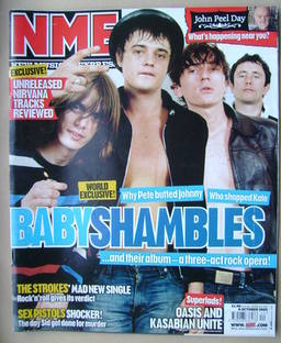 NME magazine - Babyshambles cover (8 October 2005)