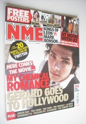 NME magazine - Gerard Way cover (21 February 2009)